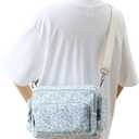 Large Crossbody Bags For Women, RFID, 3 Zipper Pockets, Wide Strap, For Travel, Commute