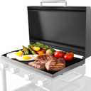 Hinged Lid for Blackstone Griddle 36 inch Griddle, Griddle Grill Hard Cover for Blackstone 1554 1836 1825 1866 2149 1984 2151 1863 2122, Flat Top Lid for Blackstone 36" Lids