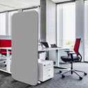 Standing Room Dividers, Privacy Divider Panel Wall, Portable Divider Separator Screen for Classroom, Office, Studio, Home, Scratch Resistance, 29x65, Steel
