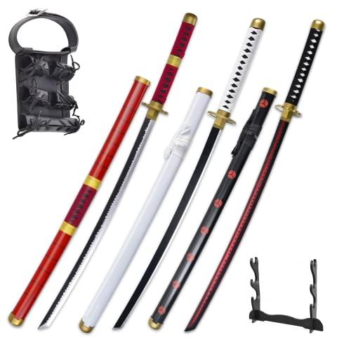 PZOEWUESR Anime 41 inch,Zoro Sword/wado ichimonji Sword/Anime Original Texture,with Display Stand,for Role-Playing and Collection