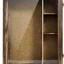6 Inch External Depth Extra Large Shadow Box Frame Large Shadow Box 14x16,Natural Wood Big Display Case with Lock Door for Wedding,Christmas, Valentine's Day (Carbonized)