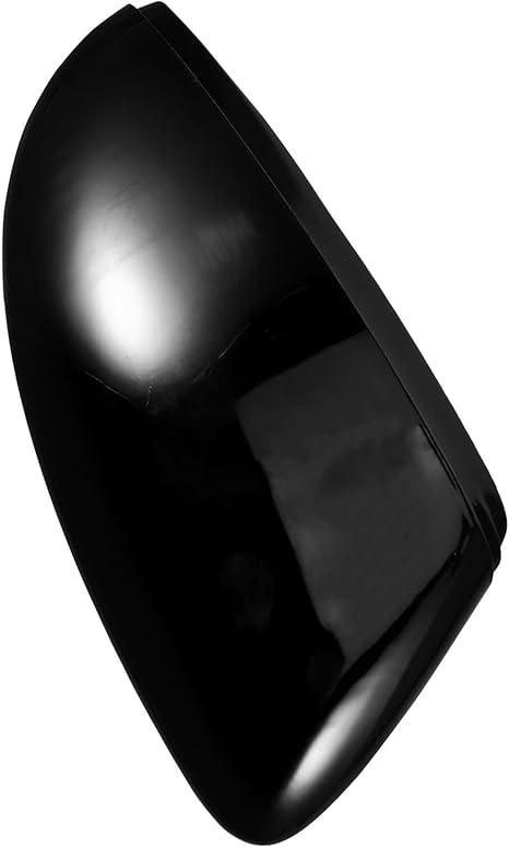 Car Rearview Mirror Cover Cap Left Side Glossy Black for Popular Sedan Models Mk7 Mid-size Sedan Exterior Wing Mirror Replacement Trim for Auto Rearview