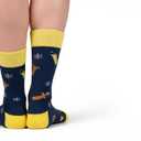 Christmas Gingerbread Man Socks 3 Pairs - Funny Holiday Crew Socks with Santa Hat & Snowflake, Festive Xmas Stocking Stuffers Secret Santa Gifts for Men Women