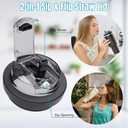 40oz Flip Straw Lid Compatible with Stanley Cup, Upgraded 2-in-1 Straw and Sip Opening Replacement Lid with Dustproof Cover Leakproof Detachable Silicone Lid for 40 oz Tumbler Accessories (Cream)