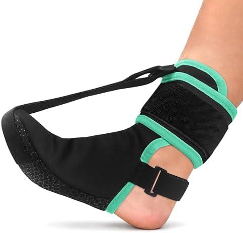 SPRING SEAON Plantar Fasciitis Night Stretch Sock for Plantar Fasciitis Relief, Soft & Comfortable Foot Brace for Achilles Tendonitis Heal Spur Foot-drop Flat-arch for Women and Men,Medium, Grey