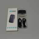 COMSOON Bluetooth AUX Adapter for Car, Noise Reduction Bluetooth Receiver for Music/Hands-Free Calls, Wireless Audio Receiver for Home Stereo/Speaker, 16H Battery Life/Dual Connect (Black/Pink)