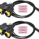 4Pcs Ignition Coil Connector Pigtail Plug Harness fit for Hyundai Accent Elantra Sonata Tucson Veloster Kia Forte Koup Optima Rio Soul 1.6L 1.8L 2.0L 2011-2020 Replace PT2910 S2928