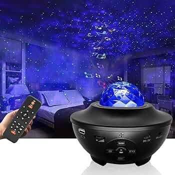 Starry Remote Night Light Projector for Bedroom, Sky Galaxy