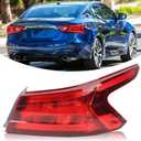 Tail Light Assembly Compatible With 2016-2018 Nissan Maxima Rear Lamp Right Passenger Side Replacement NI2805104 265504RA2A