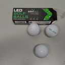 Activ Life Super Bright LED Golf Balls, 8 Minutes to Retrieve Ball & 40 Hours Battery Life, Golf Balls That Light Up at Night, Glow in The Dark, Ideal Gift for Men
