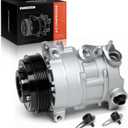 A-Premium A/C Compressor with Clutch Compatible with Chrysler Sebring 2.7L 3.5L 2007-2008, Dodge Avenger 2.7L 3.5L 2008
