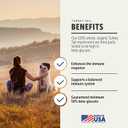 Turkey Tail Mushroom for Dogs - Whole, Organic Mushroom Extract - Over 50% Beta-Glucan - Third Party Tested, Made in The USA - No Grains No Fillers - 60 Day Large Dog Supply