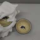 Japanese Rice Bowls Set of 4, Ceramic Rice Bowl Sushi Bowls for Soup and Rice Sushi(YL)