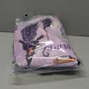 Spooktacular Creations Halloween Witch Costume Kids, Light Up Witch Dress with Hat and Broom for Girls, Toddlers Bat Outfit Set for Halloween Costumes Role Play Parties, Purple (3T(3-4 yrs))