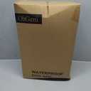 OhGeni Comfort Fluffy Dog Bed with Removable Washable Cover & Waterproof Lining, Chew Proof & Non-Slip Soft Crate Bed for Large, Medium, Small Size Dogs, 47in(Gray)