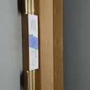 BlastHome Non-Adjustable Luxury Curtain Rods for Windows, 1 Rod Set, 10 foot Fixed Length (Three Rods Connect for a Seamless Look), Brushed Gold