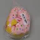 Dog Birthday Cake Toy 5.9", Larger Plush Dog Gift with Electronic Music Box, Plays Happy Birthday Song & Puppy Bark Melody, Party Decoration for All Breeds Dogs, Pink