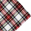 Medium Thick Scottish Checks Fabric  Polyester Cotton for Skirts, Tartan Designer Sewing Fabric (2yards 182cm X145cm, Dmgz-zy11)