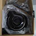 OVENTE 1.7L Double Wall Electric Tea Kettle, 1100W Water Boiler and Heater with Cool-Touch Exterior, Stainless Steel Insulated Interior, Auto Shut-Off, Boil-Dry Protection & Locking Lid, Black KD64B