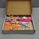 Small Floral Gift Boxes with Lids & Ribbons (20 Pack) 5.8” x 3.7” Empty Decorative Treat Boxes for Gift Giving, Baked Goods, Square Cookie Tins, Mithai Indian Sweets, Candy, Diwali, Bulk, Return, Cute