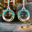 Ocean Wedding Gifts for Couples 2026 - First Christmas Married Ornament 2026 Crystal Glass, Wedding Gift Ideas for Newlywed Mr and Mrs, Bridal Shower Gifts for Bride-03