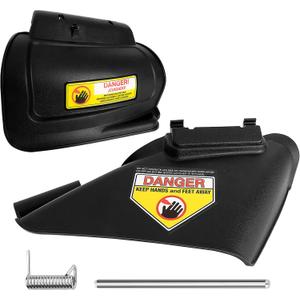 AOIT MTD Craftsman Lawn Mower Discharge Chute & Mulching Plug Kit 731-07131 Side Chute, 987-02516A Hinged Plug | Fits TB110 TB130 TB230 Models