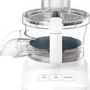 Cuisinart 9-Cup Continuous Feed Food Processor with Fine and Medium Reversible Shredding and Slicing Disc, Universal Blade, Continuous-Feed Attachment, and In-Bowl Storage (White)