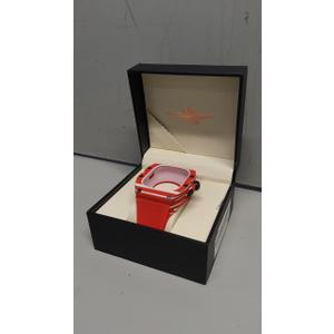 Haflyer Luxury Case for Apple Watch Ultra 49mm Rubber Strap iWatch Carbon Fibre Case Modification Kit Compatible for Apple Watch Ultra 2 Band Men Replacement Bands Full Protective Cover(Red-stripe)