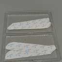 ZONGOOL 4 PCS Rug Tape, Reusable Washable Grippers for Rugs, Double Sided Non-Slip Rug Pads for Hardwood Floors, Rug Stoppers to Prevent Sliding, White