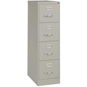 Alera Vertical File, 4 Letter-Size File Drawers, Light Gray, 15" x 25" x 52"