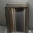 EKO Mirage X 80 Liter / 21.1 Gallons Motion Sensor Trash Can, Automatic Large Kitchen Trash Can Touchless, Stainless Steel, Matte Black