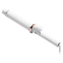 T3 SinglePass Curl X Extra-Long Barrel 1", 1.25", 1.5" Curling Iron with 9 Heat Settings and Ceramic Barrel for Fast Styling and Lasting Results on All Hair Types (1.5" Clip Iron, White/Rose Gold)