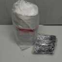 Mini Cake Pans With Lids (10oz,40 Pack) Aluminum Foil Square Cupcake Liners Brownie Baking Cups,Disposable 4x4 Large Cupcake Pan,Jumbo Muffin Tin Ramekins Holders (Red)