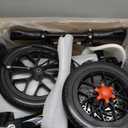 BlessReach Deluxe Medical Scooter Double Handbrake, All Terrain Steerable Knee Scooter Crutch Alternative, for Adults Injured Ankle & Foot Recovery in Blacks