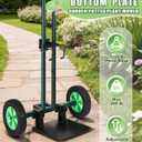 AugFir Plant Caddy with Wheels, 260LBS Rolling Plant Dolly Pot Mover with Adjustable Grabbing Arm and Suction Cups, Heavy Duty Garden Trolley Plant Cart with Strap for Indoor Outdoor Planters