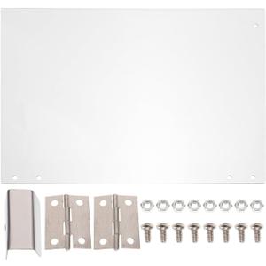 Cabilock Popcorn Machine Door Panel Replacement Clear Thickened Pvc Panel 11.42 X 8.46 Inch Easy Install Commercial Popcorn Maker Parts
