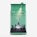 T1  Gal Betta Fish Tank, Nano Desktop Aquarium Starter Kit Hidden Back Filter, Quiet Pump, LED Light, All-in-One Nano Aquarium for Desk, Green, Size: 2.1 Gallon