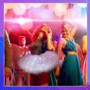 Crowye LED Tutu Skirt Light up Tutus 5 Layered Neon Tulle Skirt for Women 80's Party Valentine's Day New Year Glitter Costume