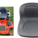 Tractor Seat Gray Compatible With Hus-Qvarna RZ4621 RZ4219 RZ3016 RZ5426 RZ4623,Replacement For 532439822