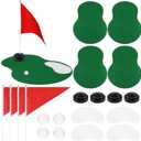 4 Set 20 PCS Golf Sport Centerpieces Table Decorations Golf Themed Party Decorations Golf Birthday Party Supplies Including Golf Ball Sand Trap Red Flag Plastic Flag Stand for Sport Themed Party Decor