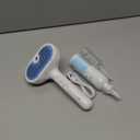 Pet Steam Brush for Dog & Cat - 3-in-1 Steam Grooming Brush for Shedding & Hair Removal - Self Cleaning Spray Comb with Mist for Long Haired Pets - Includes 1*Waterless Shampoo, Blue. (7.87'' - 120ML)