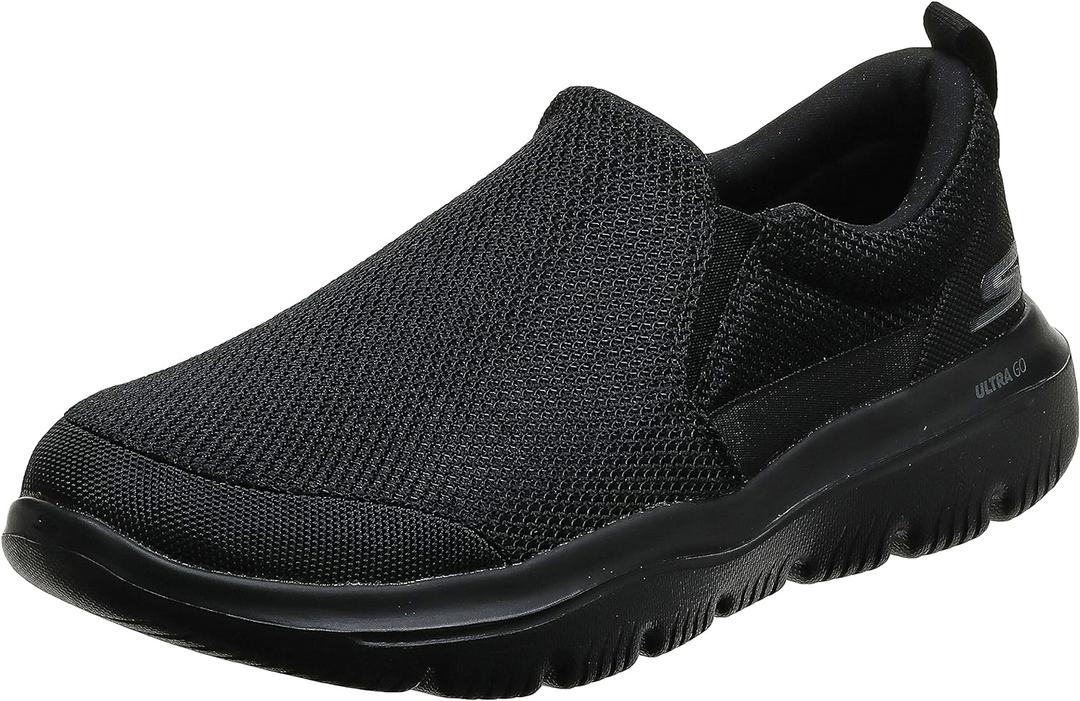 Skechers Men's Go Walk Evolution Ultra-Impeccable Sneaker (10, Black)