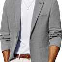 PJ PAUL JONES Mens Blazer Casual Sport Coats Lightweight One Button Suit Jacket for Summer