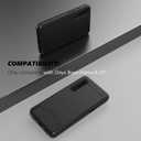 2 x Teelevo Wallet Case for Onyx Boox Palma 6.13", Dual Layer Case with Card Slot Holder and Kickstand for Onyx Boox Palma 6.13" - Black