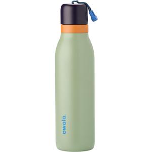Owala FreeSip Twist Insulated Stainless Steel Water Bottle with Straw for Sports and Travel, BPA-Free, 18-oz, Blue/Green (Camo Cool)
