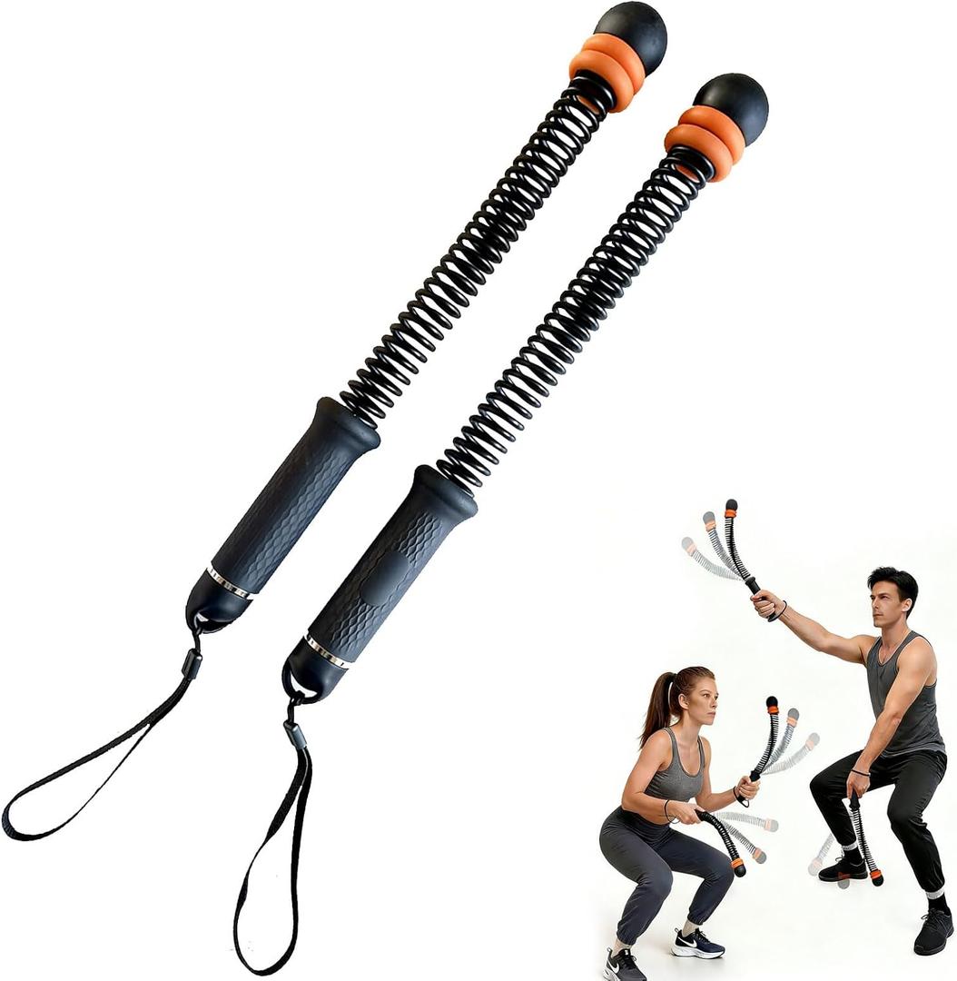 2 x Battle Ropes, for Home Gym, Weighted Cordless Battle Rope, Portable Workout Ropes, Suitable for Low-Impact Cardio Training, Cardio & Muscle Training, Home Gym Equipment for Men & Women