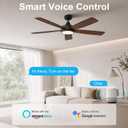 GREENEVER Smart Ceiling Fan with Lights, 52 Inch, Remote/App/Alexa/Control