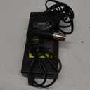 24V 5A 3-Pin Male XLR Connector Battery Charger for Lakematic, Pride Mobility, Jazzy Power Chair, Drive Medical, Golden Technologies, Shoprider, Rascal 200T/500T/301 PC 24BC5000TF-1