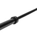 WF Athletic Supply 7 ft 2-inch Olympic Weighted Solid Steel Bar Barbell, for Weightlifting/Bench Press/Deadlift and Power Lifting Strength Training, with Rotating Sleeve, Home Gym