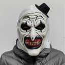 Scary Halloween Mask 2024 Clown Movie Joker Bloody Latex Helmet Cosplay Costume Halloween Fancy Dress Party Roleplay Masks